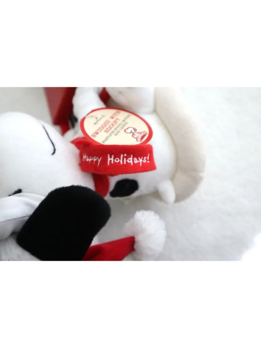 NWT Hallmark Swingin Snoopy Piano Woodstock Christmas Musical TESTED Plush